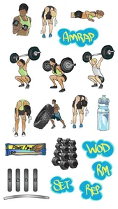 Crossfit & Weightlifting Stickers and Emojis screenshot 3