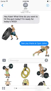 Crossfit & Weightlifting Stickers and Emojis screenshot 4