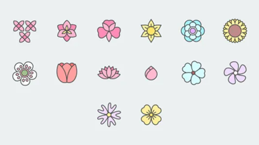 Xinh Flowers Pastel screenshot 2