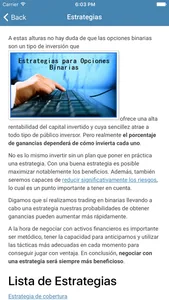 Operaciones Binarias - Invertir en Opciones screenshot 1