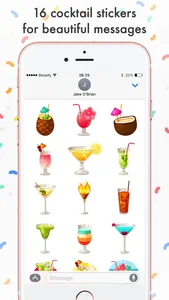 Cocktails Party - Stickify® screenshot 0