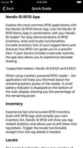 Nordic ID RFID screenshot 2