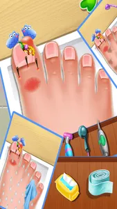 Nail doctor : Kids games toe surgery doctor games screenshot 3