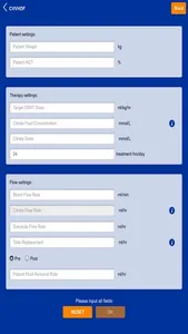 CRRT Dose Calculator screenshot 2