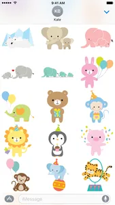 Cute Animal Friends Stickers screenshot 2