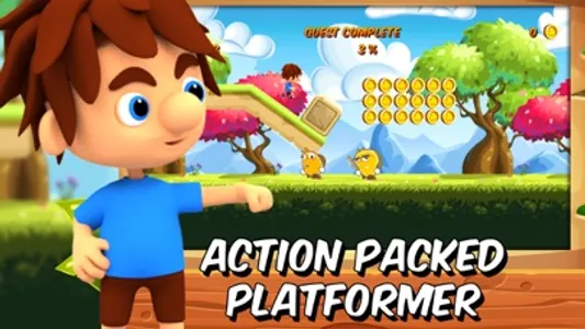 Hopper Steve - platformer games in adventure world screenshot 0