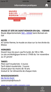 Eo Vienna - Sites archéologiques St-Romain en Gal screenshot 4