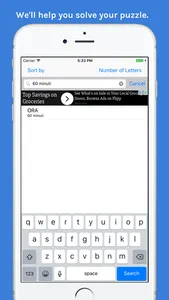 Cluebird: Crossword Helper screenshot 1