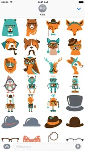 Ultimate Hipster Stickers screenshot 0