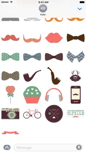 Ultimate Hipster Stickers screenshot 3