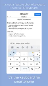 STROKEY-smartphone keyboard screenshot 0