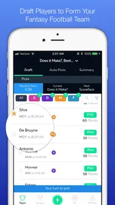 Draft Fantasy Soccer (FPL) screenshot 0