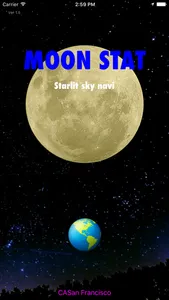Moon stat - Starlit sky navi screenshot 0