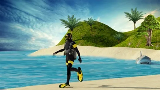 Shark Hunting-Scuba Deep Diving & Fish Shooting screenshot 0