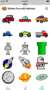 Sticker Fun with Vehicles screenshot 2