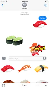 maruco Sushi Sticker screenshot 0