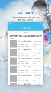 LIVALL Skiing screenshot 3