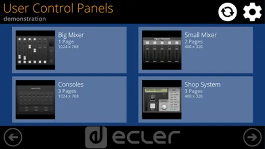 Ecler UCP v2 screenshot 0