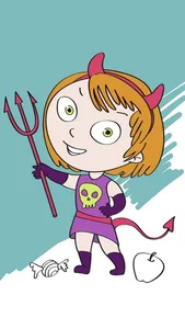 Halloween coloring pages – Paint monsters & zombie screenshot 4