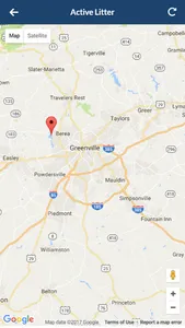 Litter Tracker - Greenville SC screenshot 1