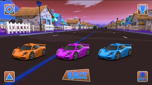 3D Fast Street Car Racing screenshot 0