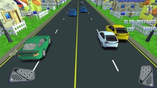 3D Fast Street Car Racing screenshot 2