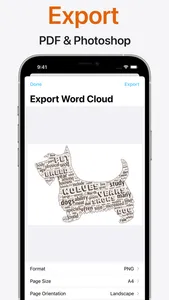 Shapego - Word Cloud Creator screenshot 5