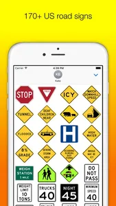 US Road Signs for iMessage screenshot 1