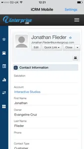 iCRM for iPad screenshot 2