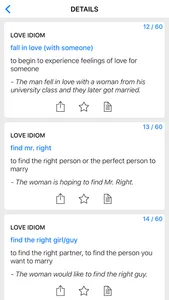 Love idioms in English screenshot 1