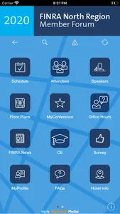 FINRA’s Events screenshot 2