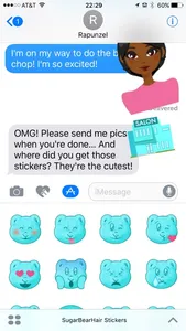 SugarBearHair Stickers screenshot 1