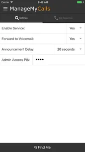 ManageMyCalls screenshot 0