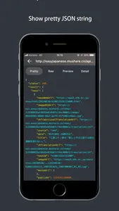 Httper, mobile postman app screenshot 1