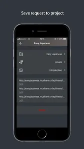 Httper, mobile postman app screenshot 2