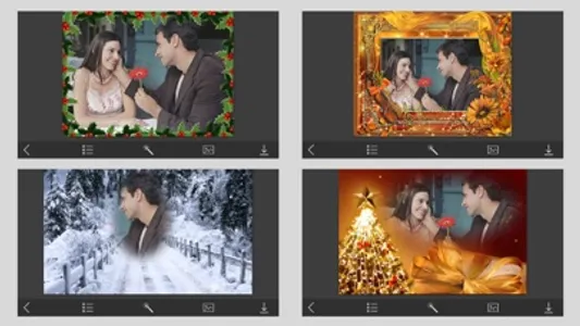 Xmas Tree Hd Frames - Free InstaFrame Editor screenshot 0