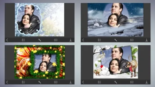 Xmas Tree Hd Frames - Free InstaFrame Editor screenshot 1