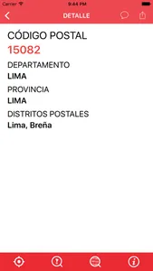 Código Postal Perú screenshot 3