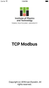 TCP ModBus screenshot 0