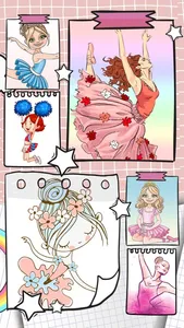 Ballerina Coloring Book Games screenshot 1