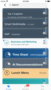 SAP Mobile Cards screenshot 0