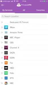 PrivateVPN screenshot 2