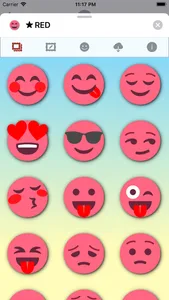 RED Emoji • Stickers screenshot 1