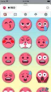 RED Emoji • Stickers screenshot 5