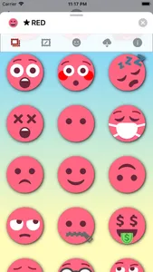 RED Emoji • Stickers screenshot 7