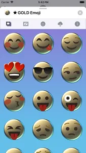 GOLD Emoji • Stickers screenshot 1