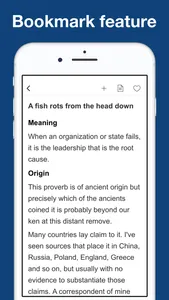 Dictionary of Phrase Origins screenshot 2