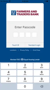 Farmers & Traders Bank Mobile screenshot 1