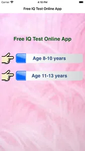 Free IQ Test Online App screenshot 0