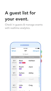 Guestlist: Guest List App screenshot 0
